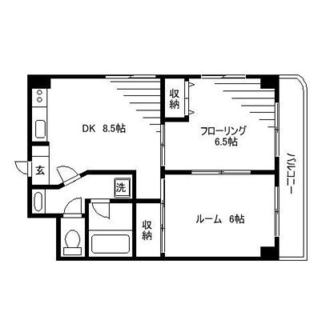 東京都北区豊島１丁目 賃貸マンション 2DK