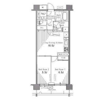 東京都北区滝野川３丁目 賃貸マンション 2LDK