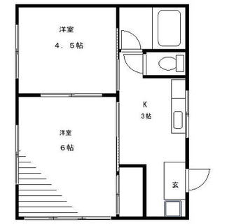 東京都北区神谷２丁目 賃貸アパート 2K