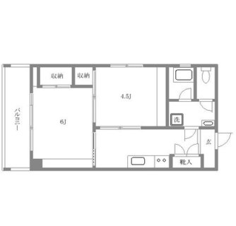 東京都北区滝野川５丁目 賃貸マンション 2K